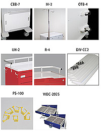 Emergency Cart Package for aluminum carts