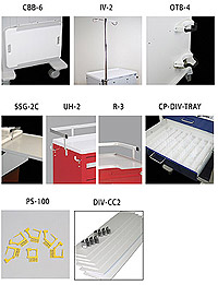 Emergency Cart Package for steel carts