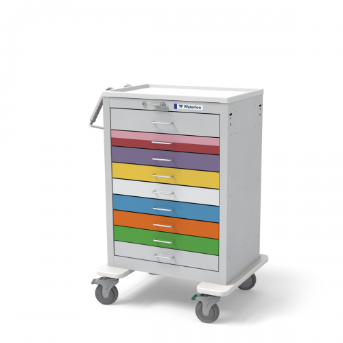 Pediatric Cart - 9 Drawer (Steel)
