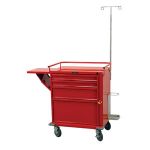 24" 4 Drawer V-Series Emergency Cart Basic Package