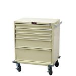 24" 5 Drawer V-Series Treatment and Procedure Cart