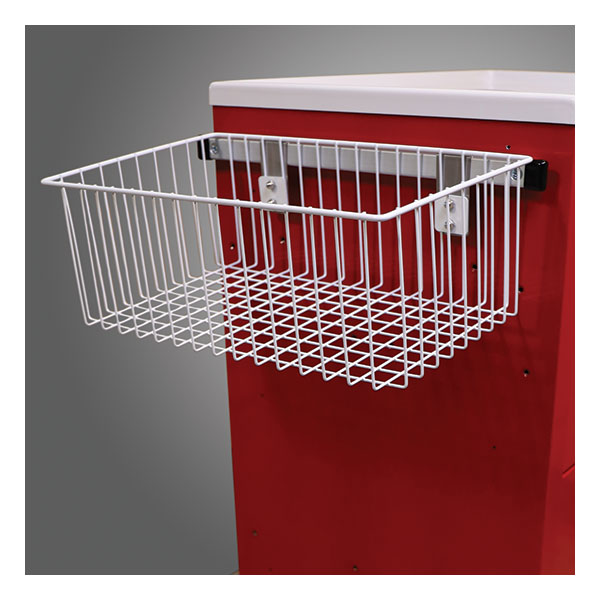Extra-large Wire Storage Basket (needs mounting rail to mount to a cart, sold separately)